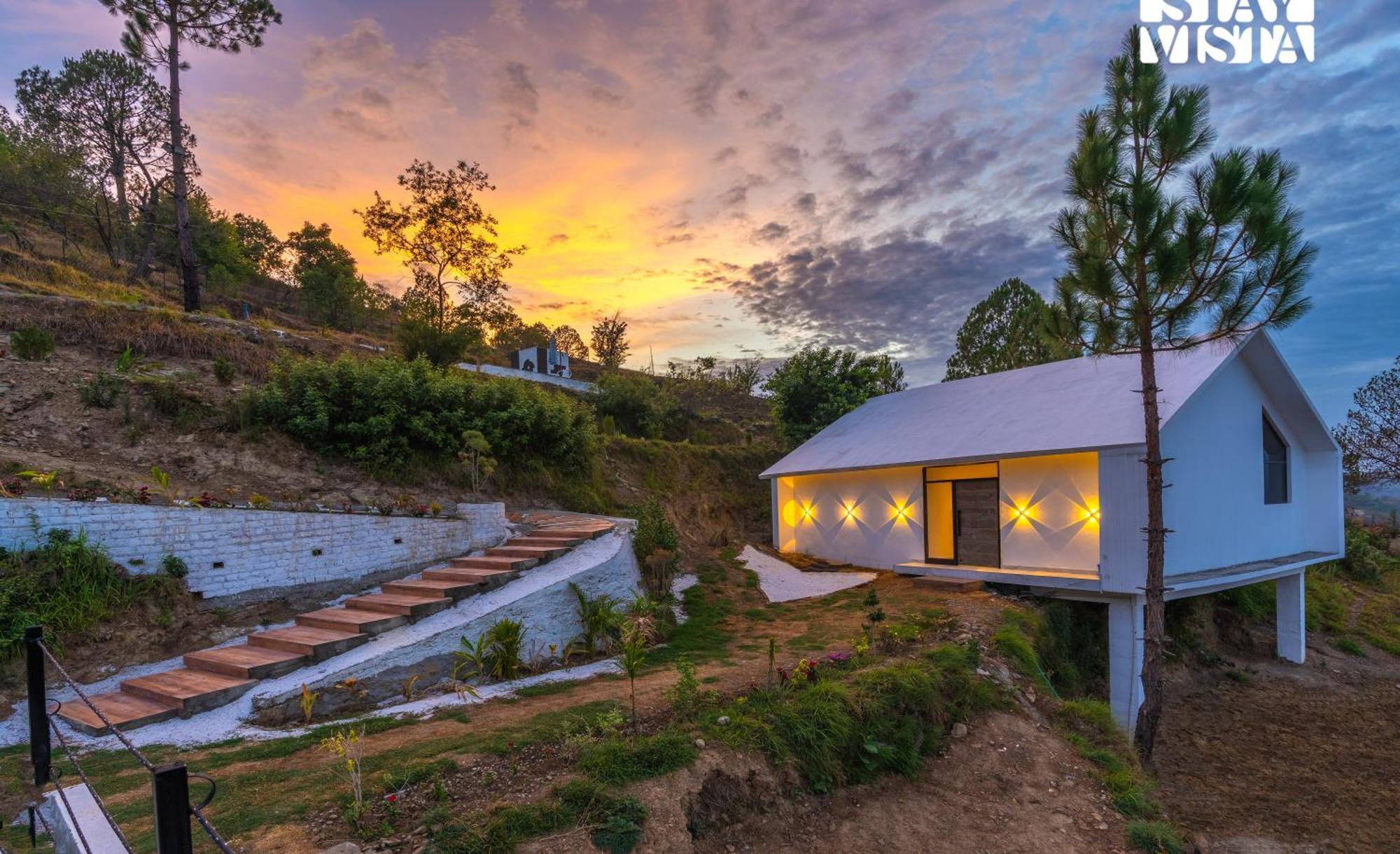 Stayvista At Luna Nova With Outdoor Pool - Ranikhet Extérieur photo